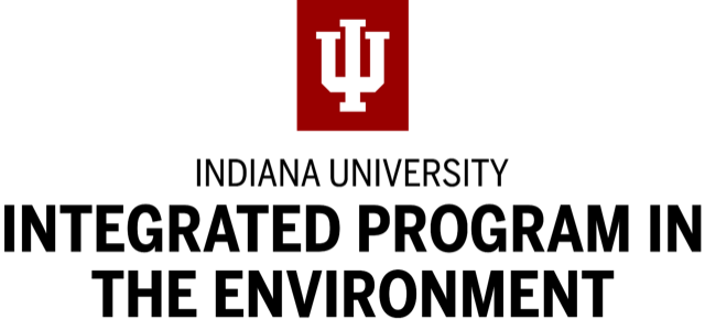 Indiana University logo. Text below reads 